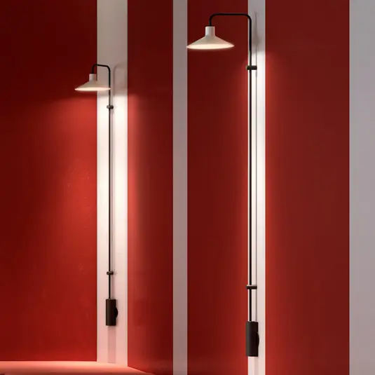 Bover Platet A06 LED fali lámpa kapcsoló, világoss Legkelendőbb