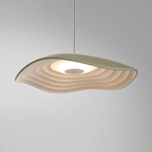 Bover LED függőlámpa Valentina S24, olajzöld/fehér Gyors kiszállítás