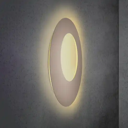 Azonnali szállítás Escale Blade Open LED fali lámpa taupe Ø 79 cm