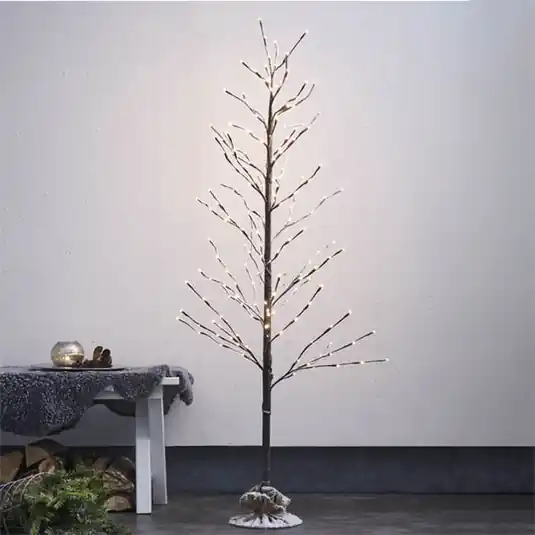 Szuper akció LED dekorációs fa Tobby Tree IP44 barna magasság 150cm