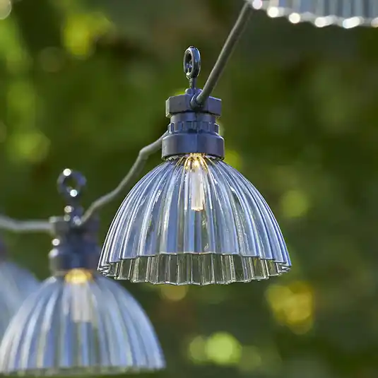 Circus Shade LED fényfüzér 12 búra szürke Rendeld meg most