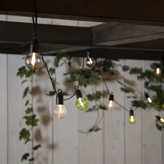Kedvezményes ár Fiesta LED fényfüzér, elemes, színes