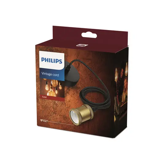 Legkelendőbb Philips függő lámpa Vintage, E27 foglalat arany