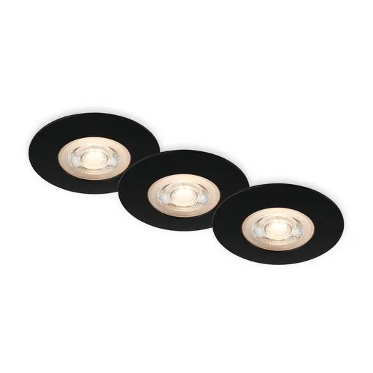Kulana LED sülly. reflektor fekete 3 darabos IP65 Bestseller