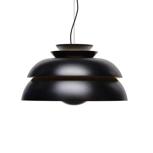 FRITZ HANSEN Concert P3 függőlámpa fekete 55cm Azonnal elérhető