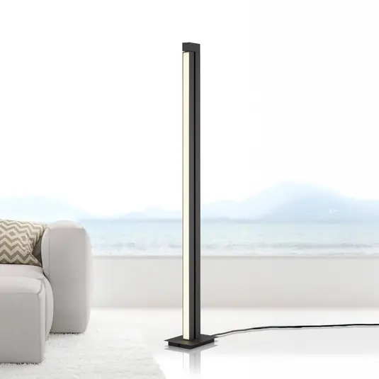 LED állólámpa PURE Lines, antracit, távirányítóval, 140 cm Szuper akció