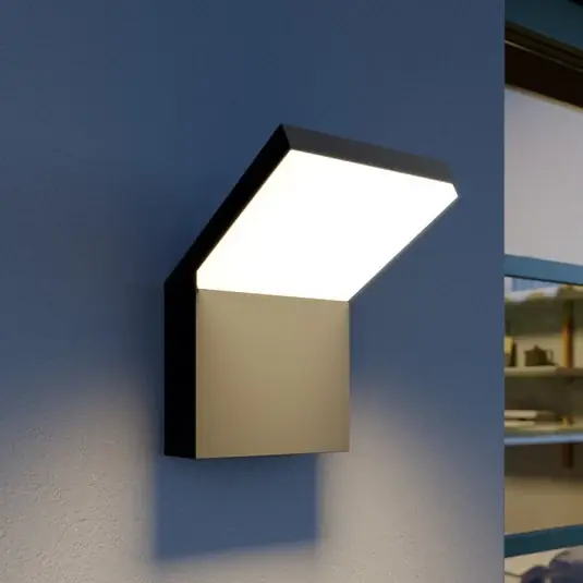 Bestseller Arcchio LED kültéri fali lámpa Yolena, antracit, alumínium, 21cm
