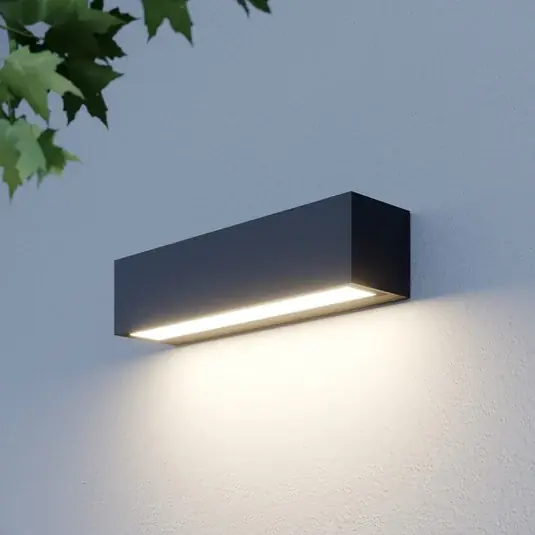 Ne maradj le Lucande Lengo LED fali világítás, 25 cm, antracit, lefelé irányuló fény, 3000K