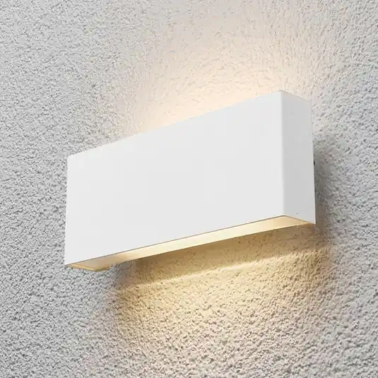Népszerű Lindby LED kültéri fali lámpa Safira, fém, fel/le, IP44