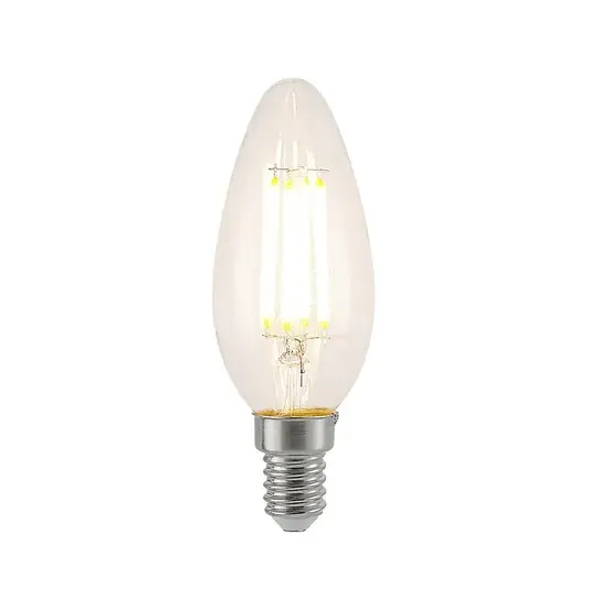 LED izzó E14 izzószál 4 W 2700 K 3 fokozatú fényerőszabályozó Biztonságos fizetés