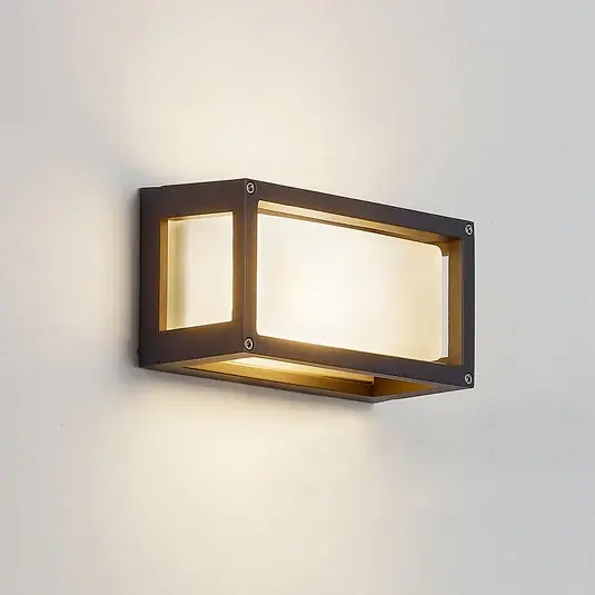 Lucande Aurelien kültéri fali lámpa, szürke, fém, 12.5cm, IP54 Ajánlat