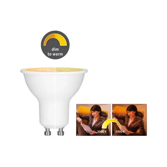 Paulmann LED fényvisszaverő GU10 6W 350lm halvány és meleg között Ajánlat