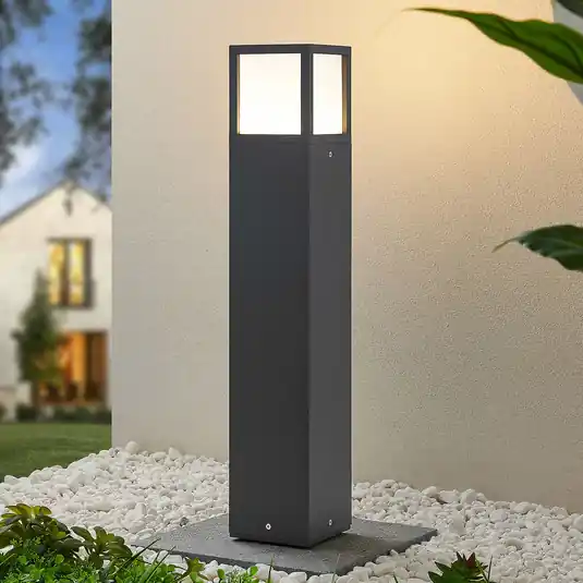 Csak ma Lucande LED-es útvilágítás Dewari, 65 cm, sötétszürke, IP54