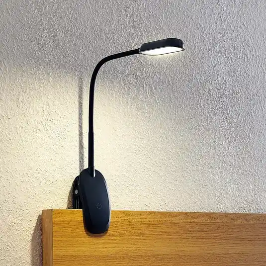 Prios LED bilincslámpa Najari, fekete, újratölthető akkumulátorral, USB, Legnépszerűbb