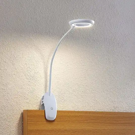 Prémium Prios LED-es Harumi bilincslámpa, fehér, újratölthető akkumulátor, USB, 51 cm