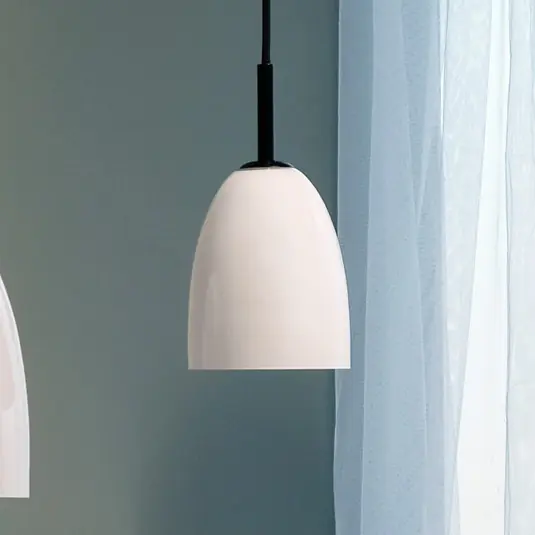 Dyberg Larsen Jazz függőlámpa opál/fekete 12 cm Outlet