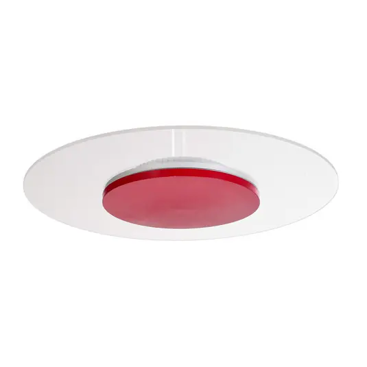 Biztonságos vásárlás Zaniah LED mennyezeti lámpa, 360°-os fény, 24W, piros színű