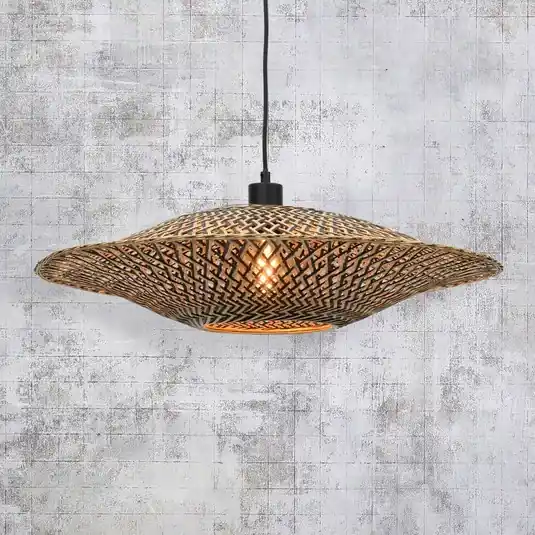 GOOD & MOJO Bali függőlámpa bambuszból, Ø 60 cm Szuper akció
