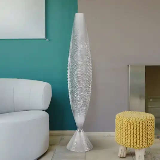 Biztonságos vásárlás Állólámpa Koral bioanyagból, kristálytiszta 115 cm