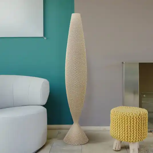 Utolsó esély Állólámpa Diamant bioanyagból, linen, 115 cm
