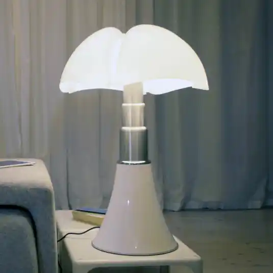 Ajánlat Martinelli Luce Pipistrello LED asztali lámpa, fehér, dimmelhető fényerővel