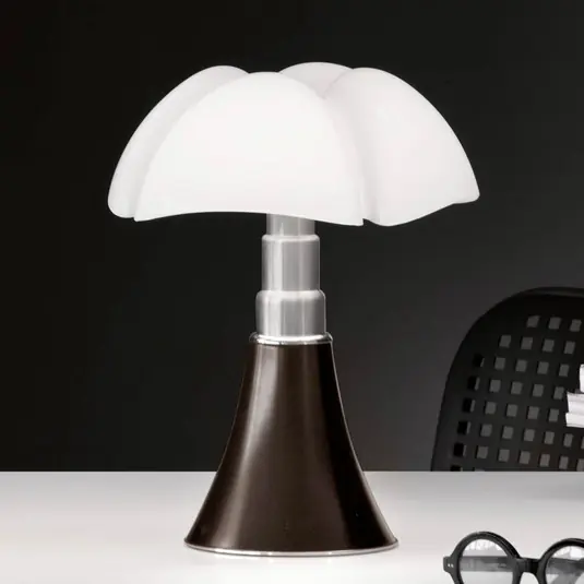 Martinelli Luce Pipistrello LED asztali lámpa, barna, dimmelhető fényerővel Szuper ajánlat