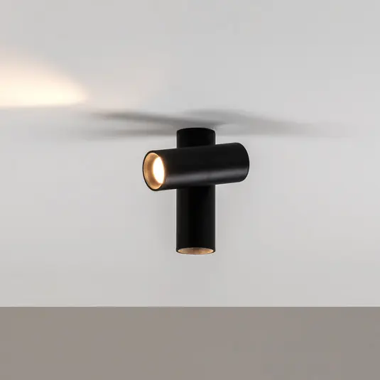 Kedvezmény Milan Haul LED mennyezeti lámpa két égős, fekete