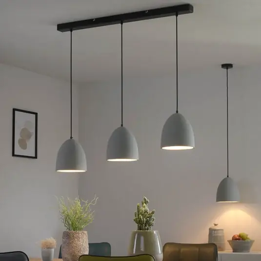 Paul Neuhaus függőlámpa Eton, 3.flg., 100 cm, beton, G9 Bestseller