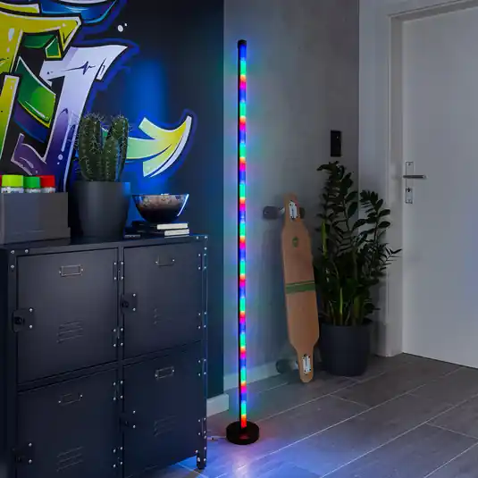 Akciós ár LED állólámpa Motion Light fényhatásokkal