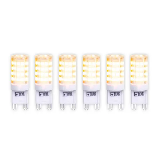 Akciós ár Kapszula LED izzó G9 3,5W meleg fehér 350 lm 6db