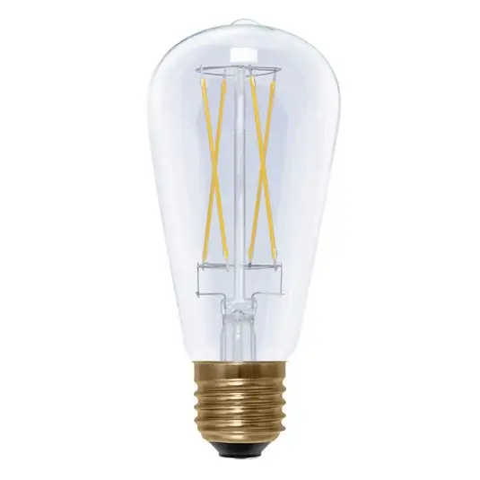 SEGULA LED lámpa, rusztikus hosszúkás E27 5W átl. Akciós ár