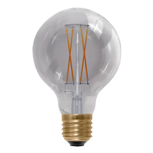 Prémium SEGULA LED lámpa E27 5 W G80 1 900K dimm. füst