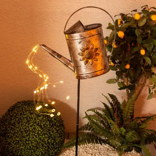 5282349 LED napelemes deco lámpa öntözőkannával Korlátozott ajánlat