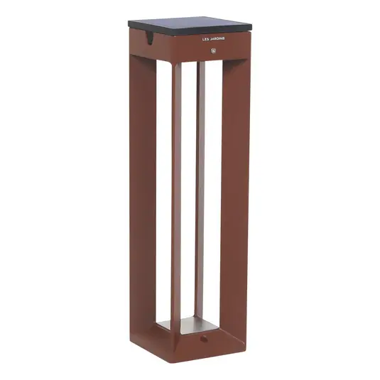 Alacsony ár LED szolárlámpa, 45 cm, corten, érzékelővel