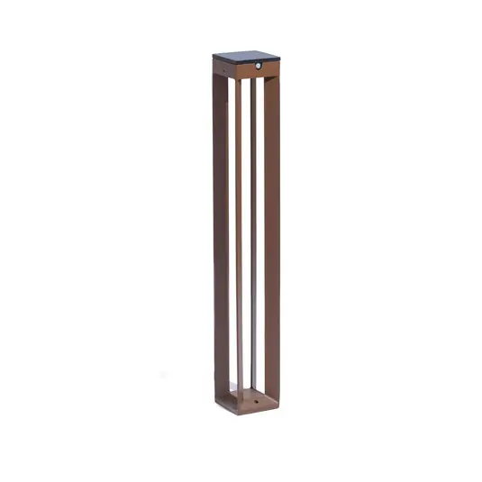 Vásárlói kedvenc LED szolárlámpa, 90 cm, corten, érzékelővel