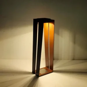 Olcsóbb Skaal LED-es napelemes lámpa érzékelővel, corten, 70 cm