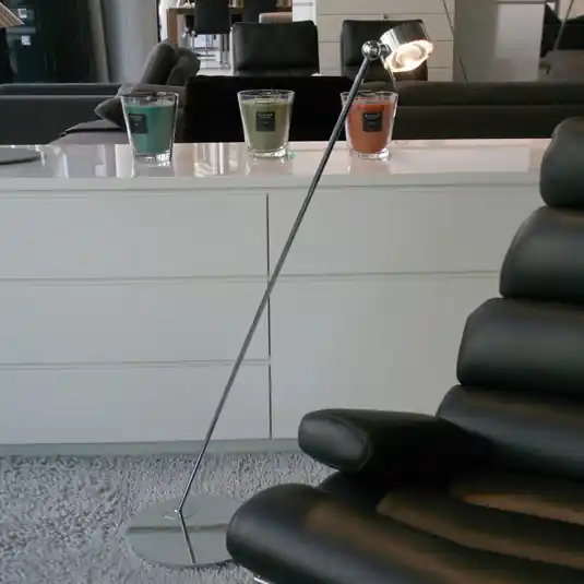 Prémium Mozgatható állólámpa PUK FLOOR, króm