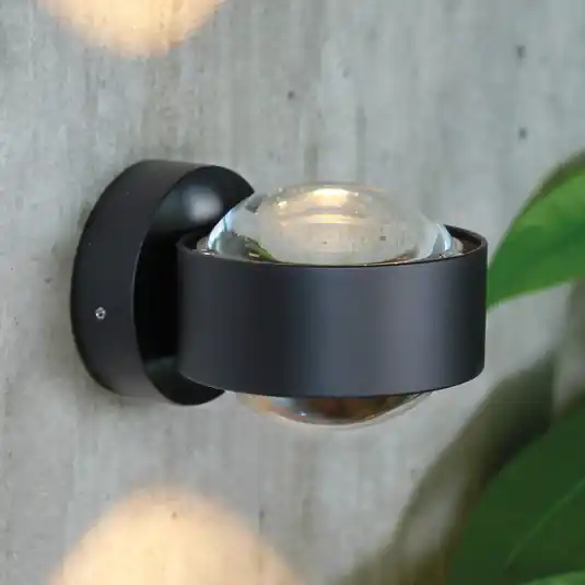 Puk Mini Wall LED 2x8W lencsék átlátszó, fekete matt Ajánlat