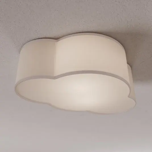 Népszerű Cloud mennyezeti világítás textilből, hossza 41 cm, szürke