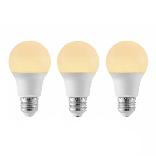 LED lámpa E27 A60 4,9 W 3000 K opál 3-as készlet Korlátozott ajánlat