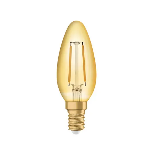 Radium LED Essence Ambiente E14 2,5W gyertya arany Rendeld meg most