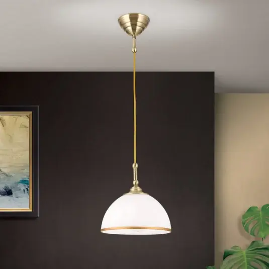 Végkiárusítás Old Lamp függő lámpa textil kábellel, egy izzós