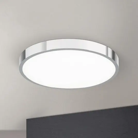 LED mennyezeti lámpa Bully, króm, Ø 28 cm Szuper akció