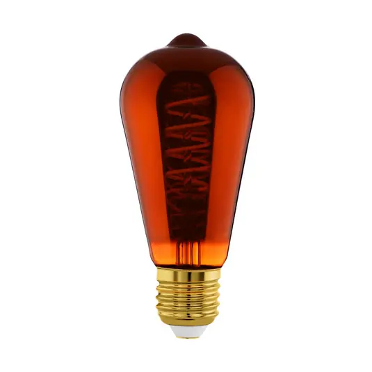 Gyors kiszállítás LED lámpa ST64 E27 4 W 2000 K filament réz