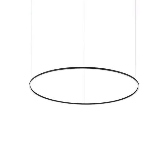Ideal Lux LED-es függőlámpa Oracle Slim fekete 3,000K Ø 150 cm Korlátozott ajánlat