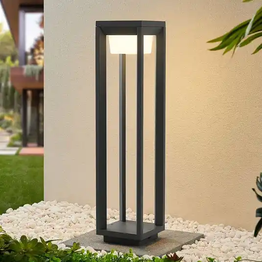 Prios LED-es útvilágító lámpa Gamion, 60 cm, antracit, fém, IP54 Ajánlat