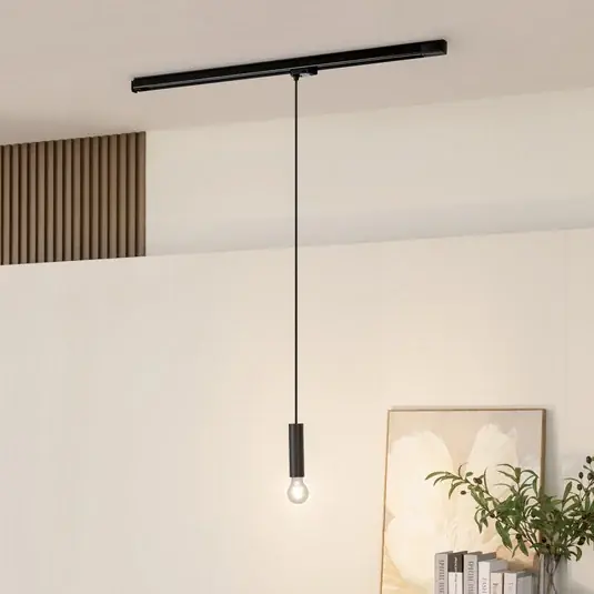 Árcsökkenés Arcchio Ejona sínes függőlámpa fekete E27 4/15cm