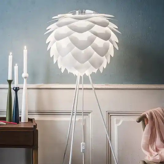 Legjobb ár UMAGE Silvia közepes állólámpa Tripod fehér