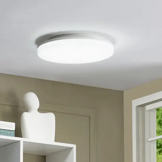 Prios LED mennyezeti lámpa Artin, Ø 28 cm, fehér, CCT, IP65 Kedvezmény
