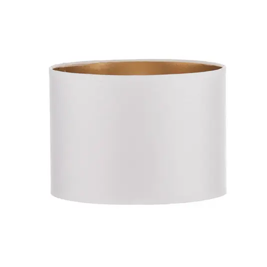 Árengedmény Lámpabúra Alba, Ø 20 cm, E27, fehér/arany
